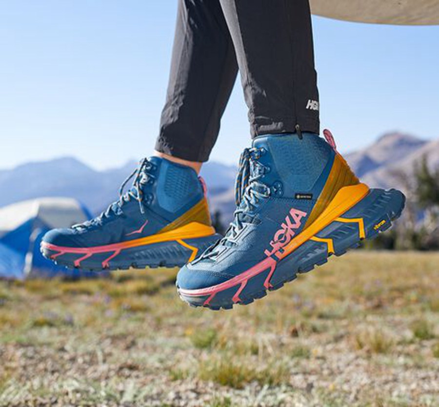 Hoka One One Vandresko Dame - Tennine Hike Gore-Tex - Blå - 085716VZG